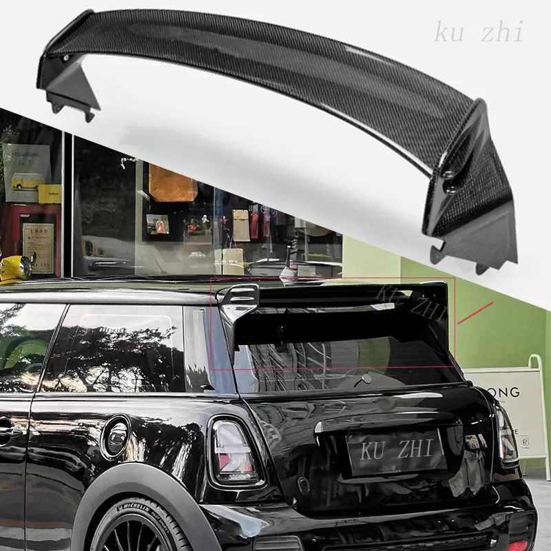 

R56 JCW спойлер atap karbon Mobil, Mobil serat gaya для Mini Cooper ver.11/2,12 2007-2013