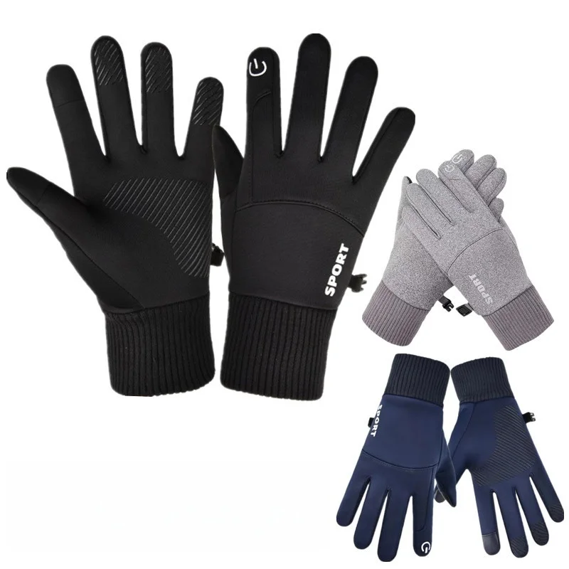AliExpress Winter Motorcycle Riding Gloves Electric Bike Driving Thermal Waterproof Touch Screen Non-slip 장갑 Outdoor Bike Accessories