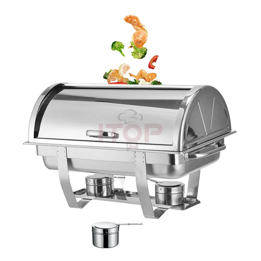 Indian Chaffing Dish Rectangle Electric Buffet Food Warmer Stainless Steel Chafing Dishes For Sale
