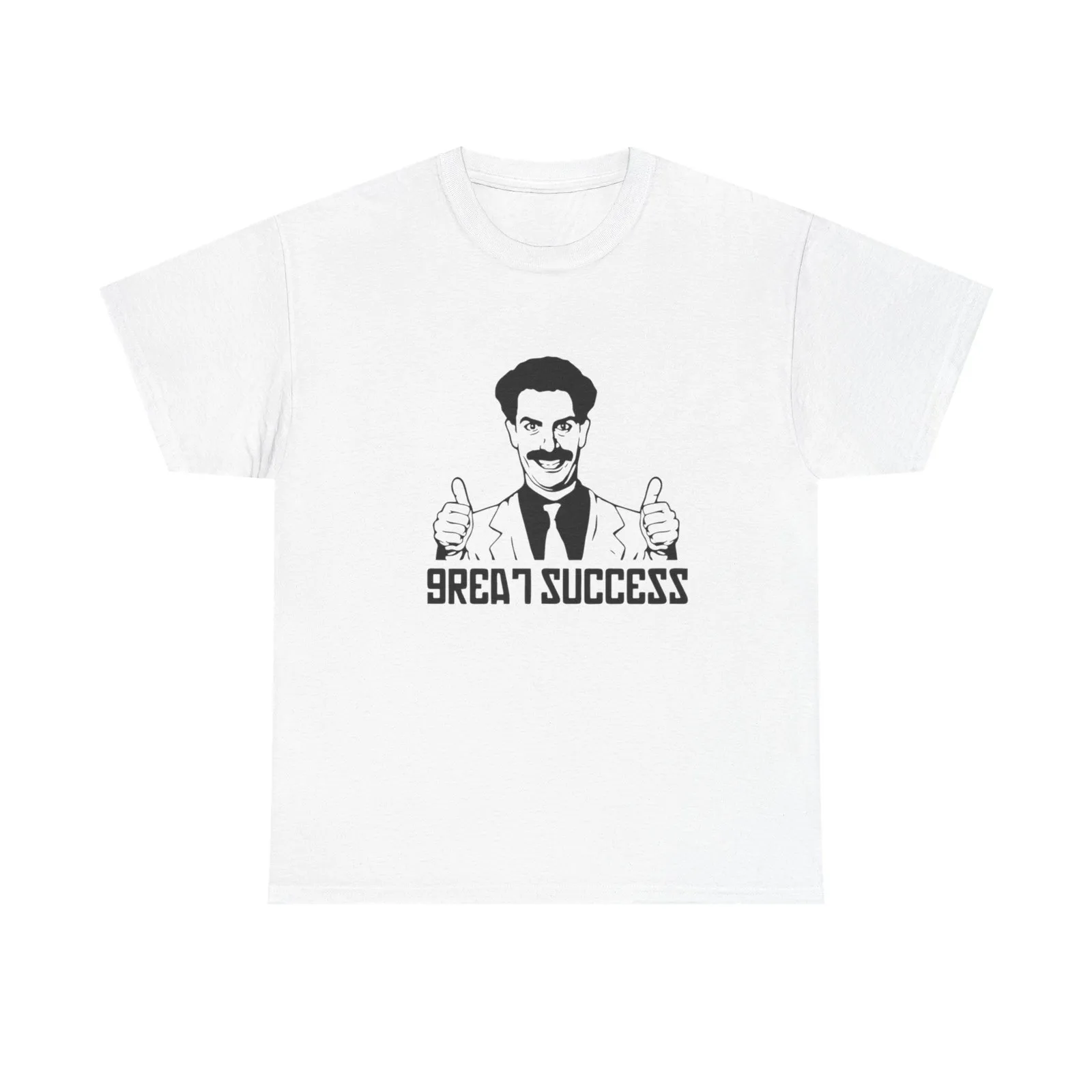 Borat Great Success Funny Graphic T Shirt Unisex Heavy Cotton Tee