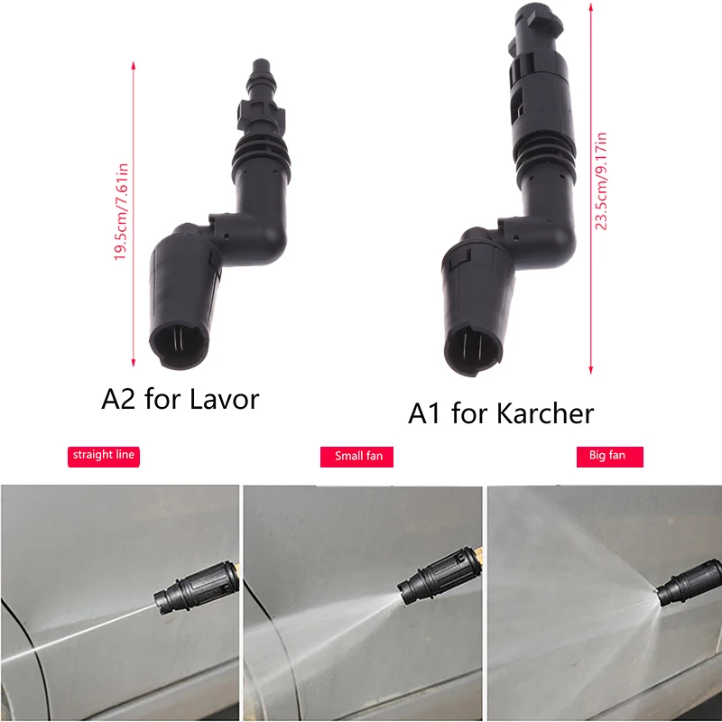 High Pressure Water Gun 360 Degree Rotating Nozzle Can Be Fanned Or Straight Water Jet For Washing Car