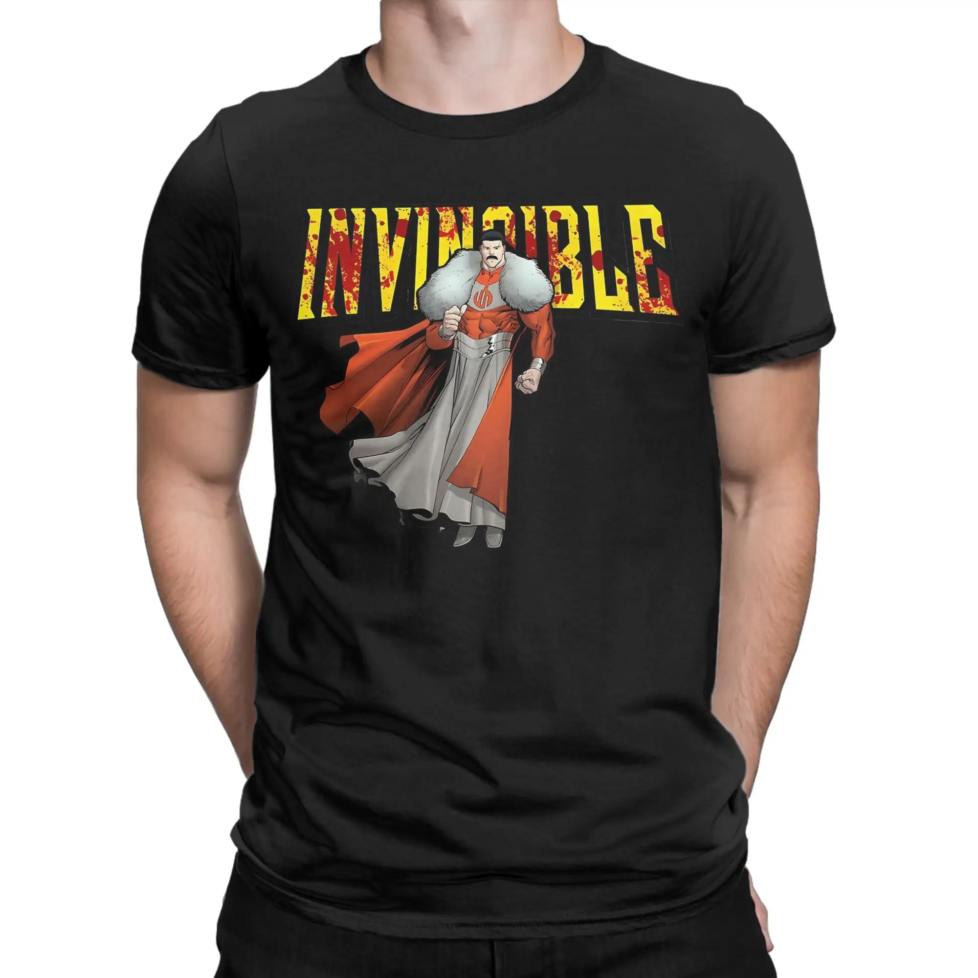 Men's Grand Regent Thragg The Most Powerful Viltrumite Invincibles T Shirts Cotton Clothing O Neck Tee Shirt Big Size T-Shirt
