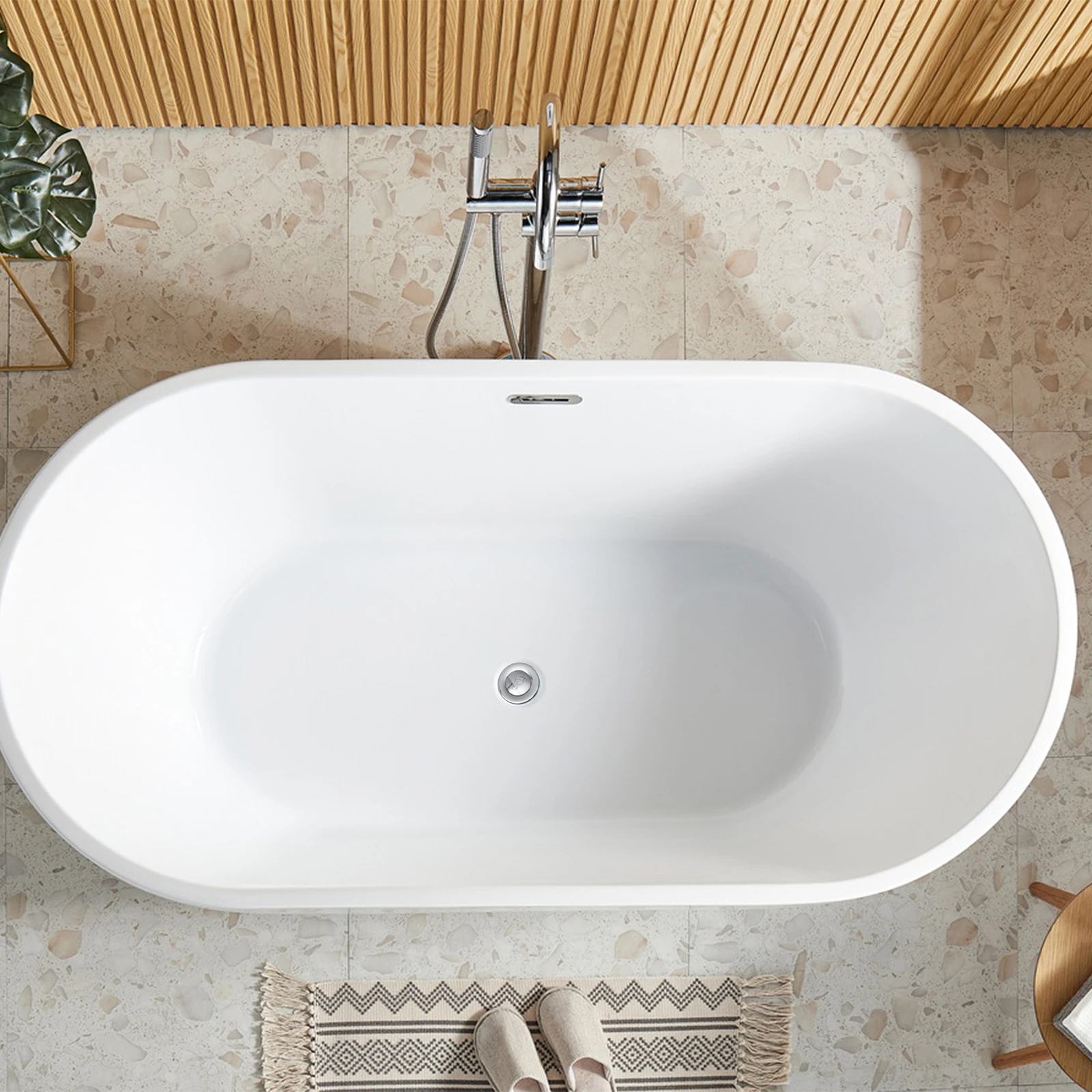 Siphon Overflow Tub Bathtub Waste Set Efficient Drainage Sleek Design for versatile Usage Home Bathroom New Siphon