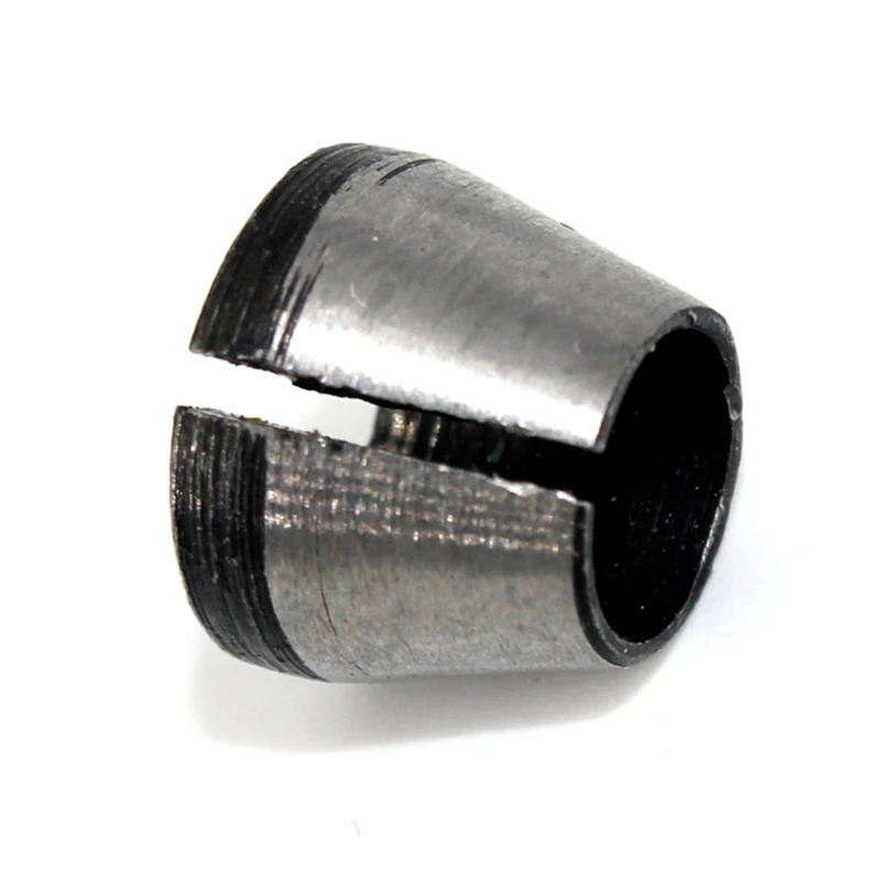 Adaptateur mandrin à pince avec écrou, Machine découpage, routeur électrique, embout en acier Hss haute précision, 6mm,