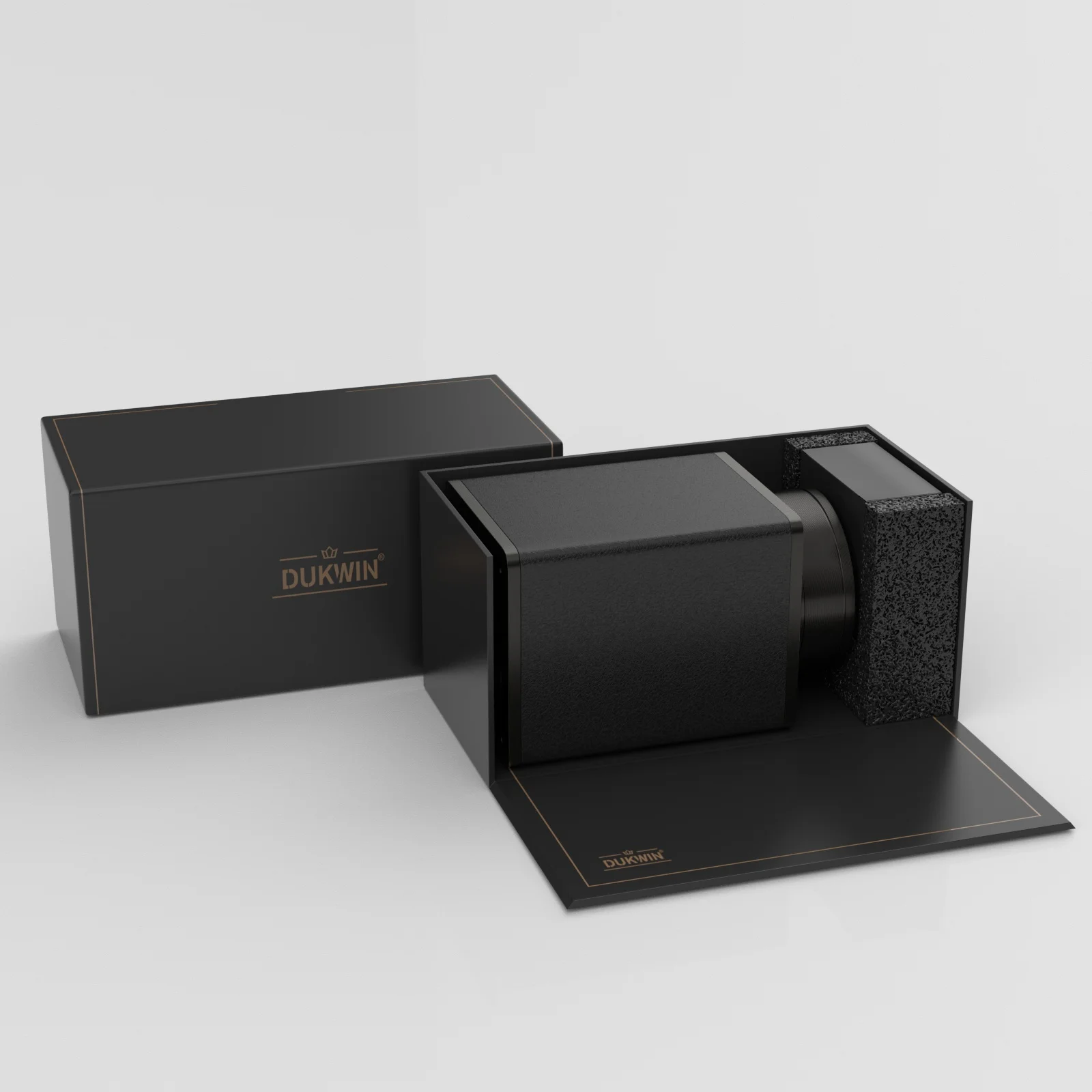 シングルウォッチワインダー ビーガンレザー自動ウォッチワインダーボックスディスプレイケース ギフトボックス付き