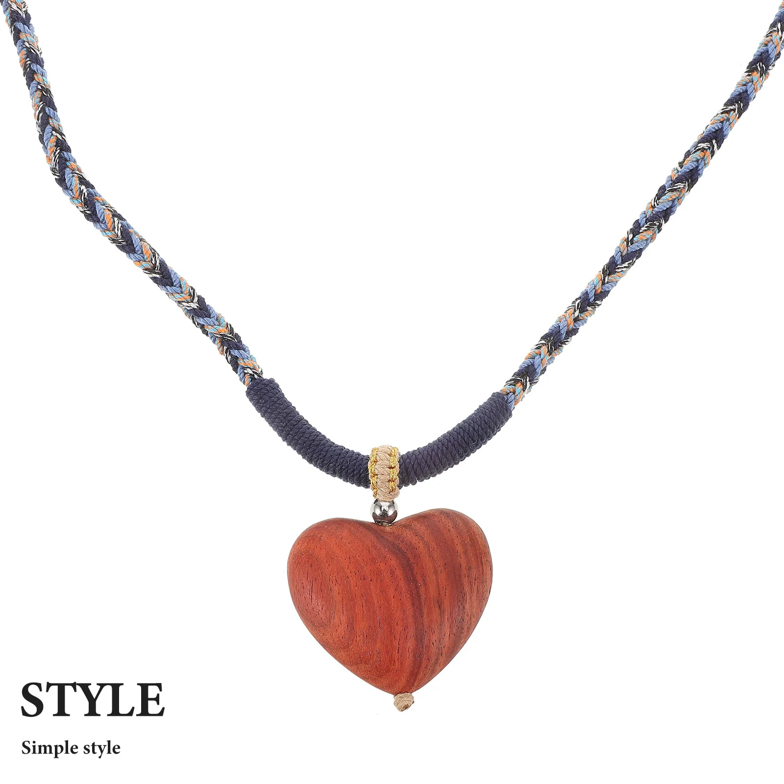 Heart Shaped Necklace Long Elegant Tassel Sweater Chain Jewelry for Women Trendy Winter Party Holiday Wedding Chains for Women