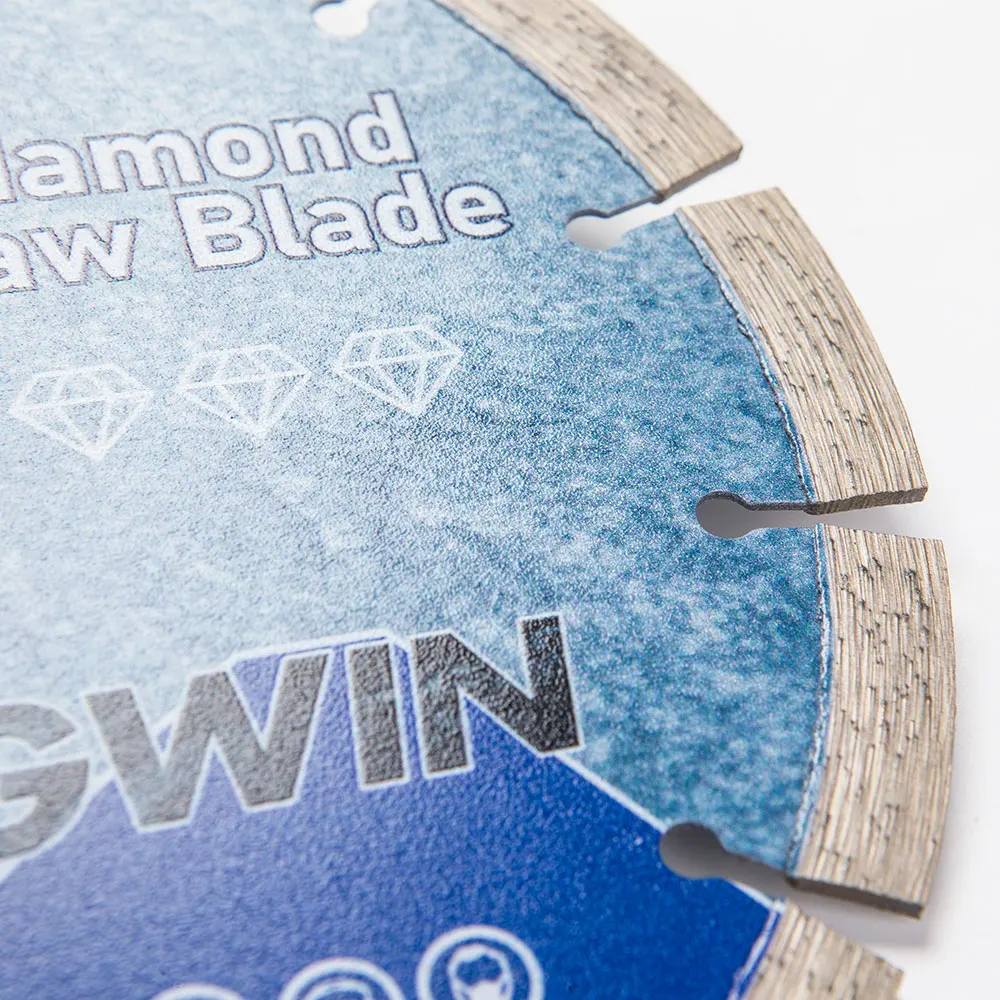 UV printing Dry cut Diamond Saw Blade 125/150/180/230mm Twin Disc Granite Marble Cutting Disc Porcelain Tile Ceramic Blades