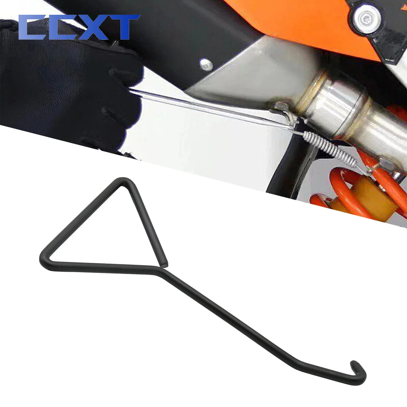 Motorcycle Exhaust Spring Hook T Shaped Hook Puller Tool For KTM Yamaha Kawasaki Honda Husqvarna SHERCO BETA GASGAS Universal