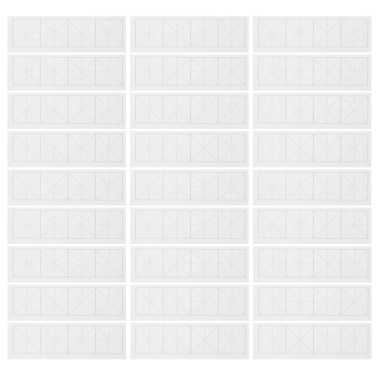 

300Pcs Calligraphy Practice Xuan Paper Sheets Black Grid Lines Rice Texture for Water Writing Brush Pen Training Beginners