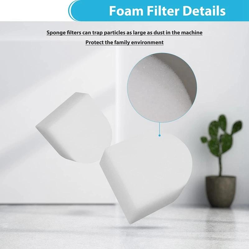 Pièces de rechange pour aspirateur Shark WD100 WD101 WD200 WD201, 1 ensemble de filtres HEPA pour brosse principale