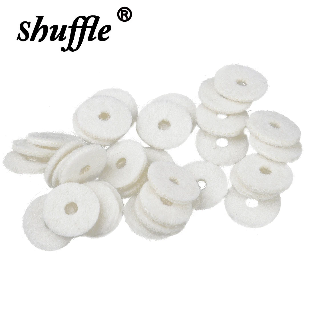 90Pcs Piano Tuning Tools Sets 2mm Thicken Felt Pad Circle Washers Piano Replacement Parts Keyboard Instrument Accessories