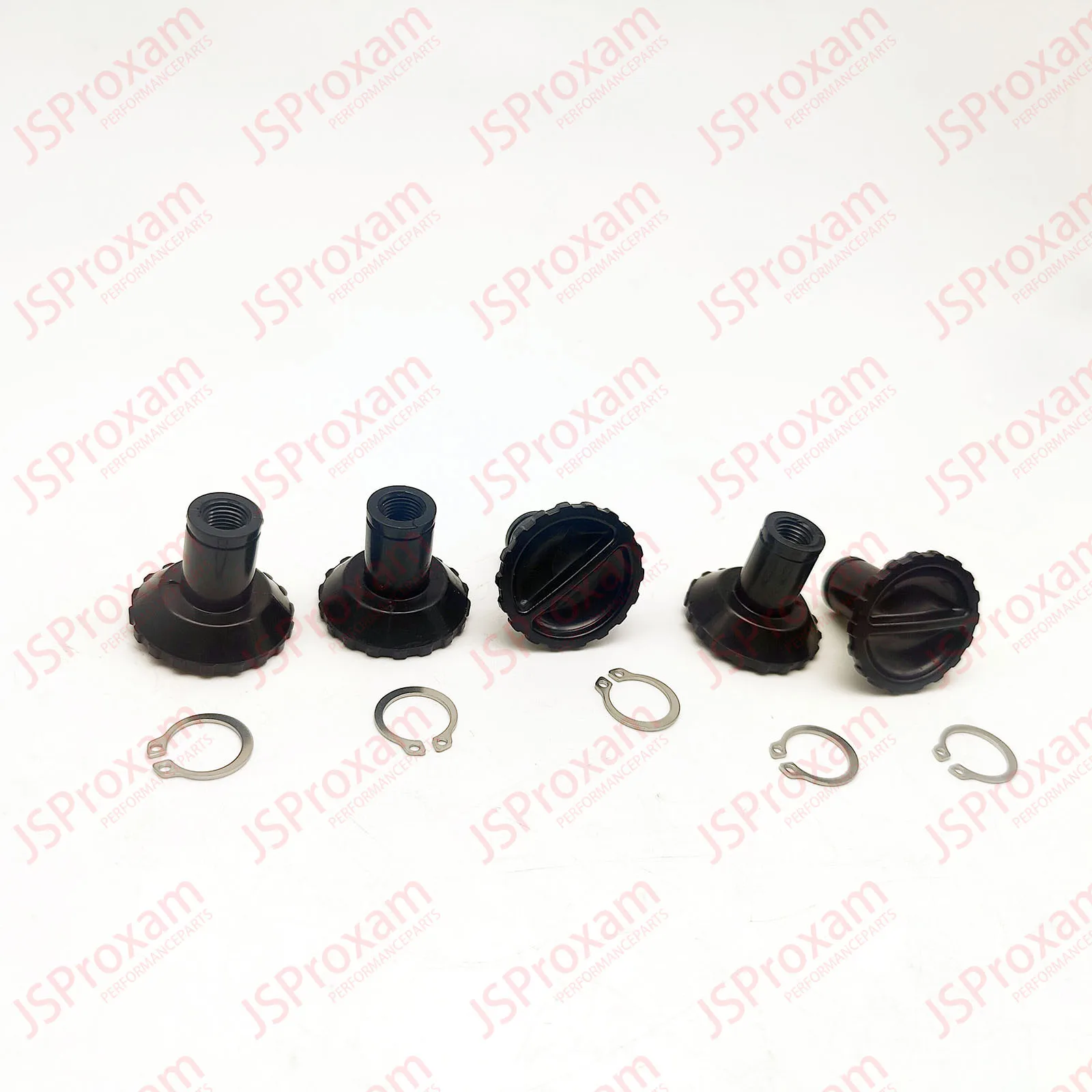 5Pcs  Replaces Fit For Johnson Evinrude  0766451 766451 Idle Adjustment Knob & Retainer Clip for 0387272 387272