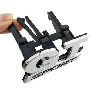 Nhãn dán theo phong cách abs mới abs Chrome GT Sport Front Lady Biểu tượng nhãn hiệu cho Volkswagen VW Polo Golf Passat B5 Touran Bora 6 Bán hàng Golf Golf chính - №5