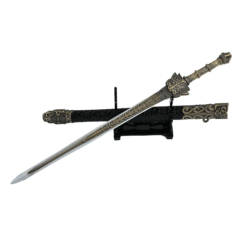 28cm/11.02in Samurai Katana Swords Medieval Game Peripherals Weapon Props Cosplay Metal Boyfriend Gift Outdoor Toys Ornaments