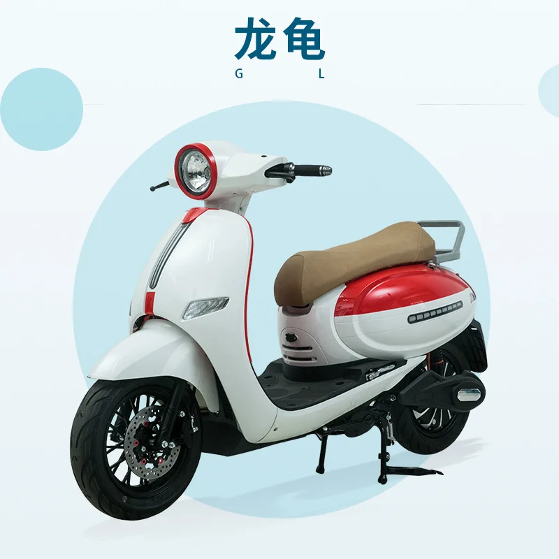 

For Ladies Dragon Turtle Electric Motorcycle Battery Car Double Moped Scooter Adult Super Long Driving