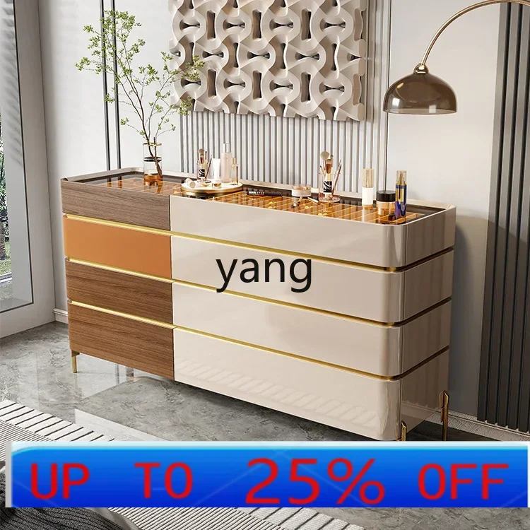 

LH light luxury bedroom chest modern simple bedside cabinet paint jewelry storage locker