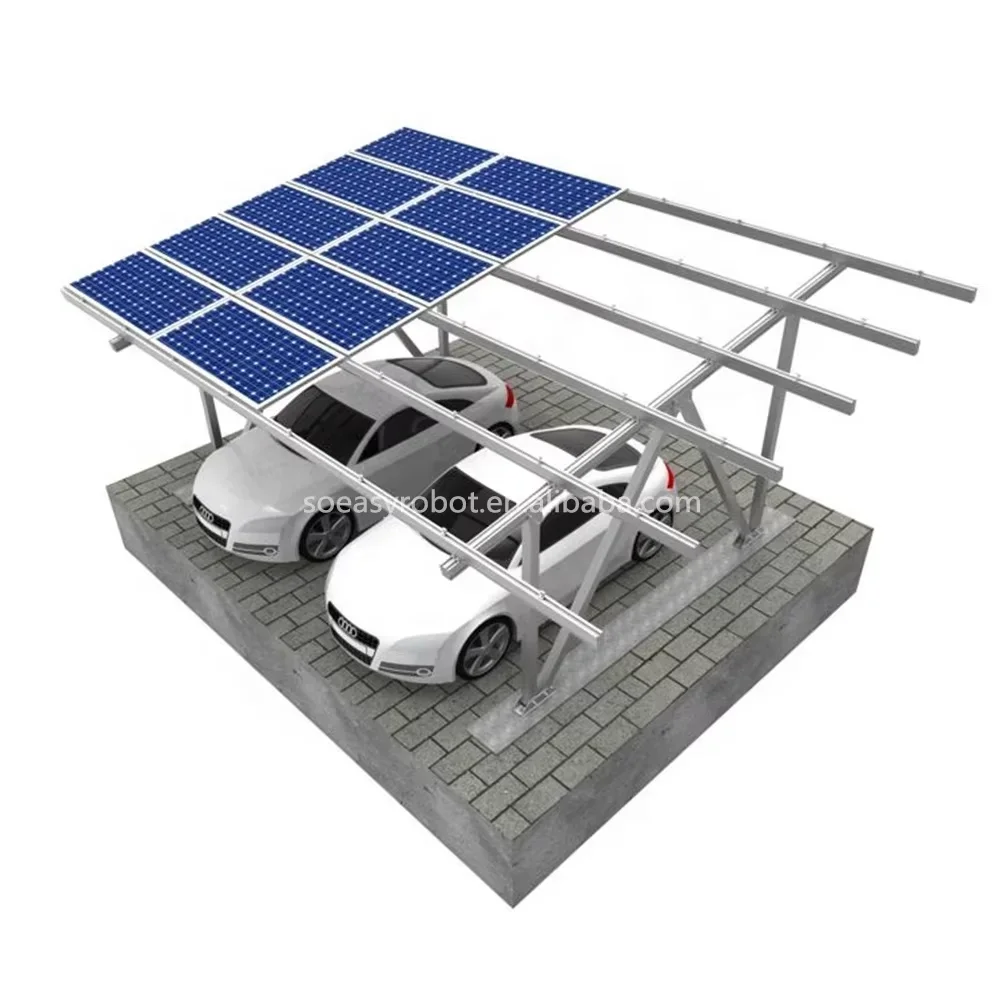 Car Parking industrial roof Solar Mounting Aluminum Structure Frame Carport kit