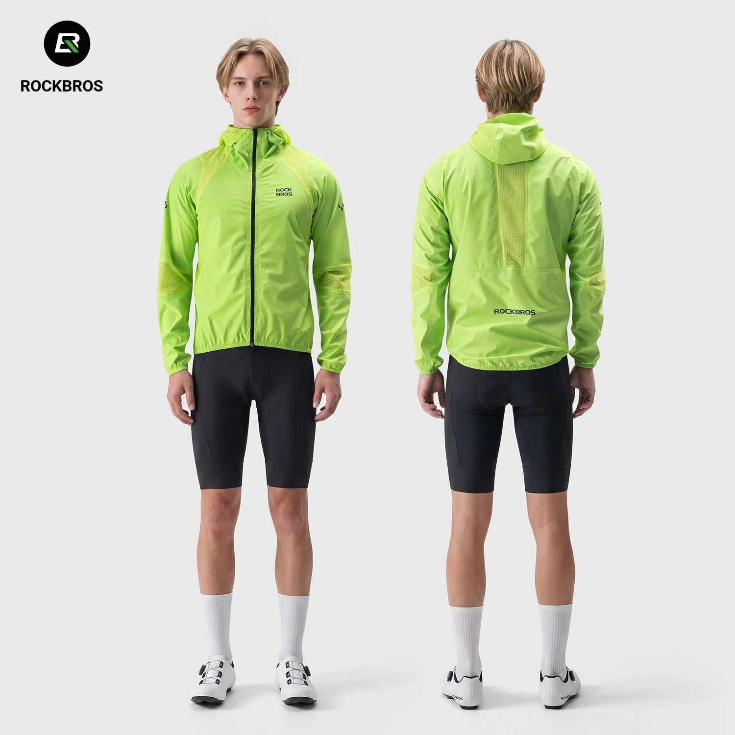 Rockbros X Ridgeloop Cycling Windbreaker Wind Jacket Waterproof Breathable Long Sleeve Mountain Bike Outdoor Coat For Men