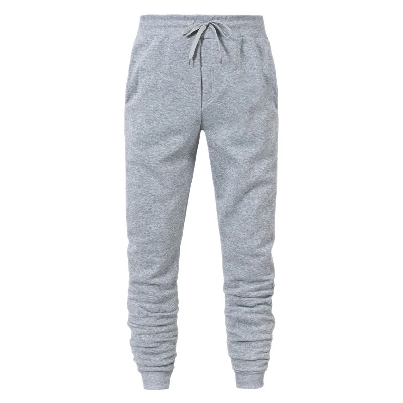 Men's Athletic Trainning Joggers Casual Loose Fit Sweatpants Spring Fall Fleece Lined Pants Elastic Waist Drawstring Trousers