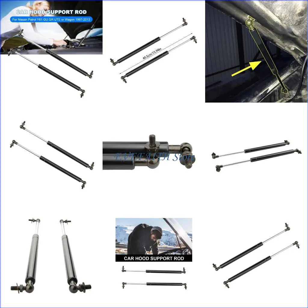 

124B Car Accessories Front Bonnets Hood Gas Struts Bar Lift Support for Patrol Y61 GU