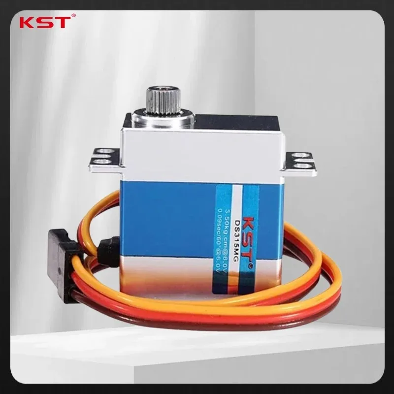 

Цифровой сервопривод KST DS315MG — металлическая шестерня, перекосительная пластина, совместимая с CCPM/держателем