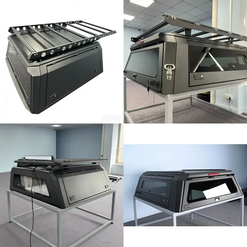 Custom Aluminum Tool Storage Case Top for Ford Ranger F150 Maverick Nissan Hilux Revo Pickup Truck Factory Price Hot Sale