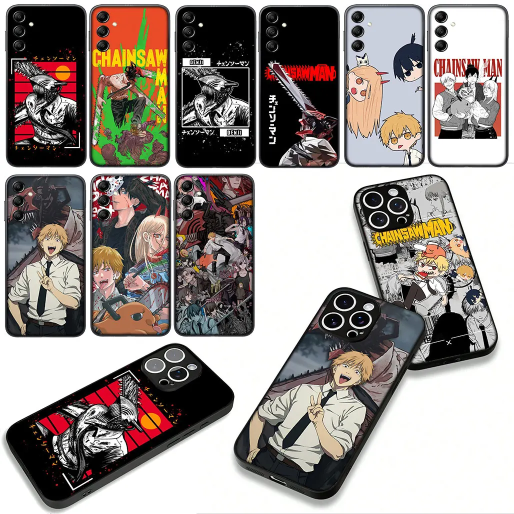 Denji Makima Tatsuki Fujimoto Chainsaw Man for Apple iPhone 15 16 14 Plus 13 12 Mini 17 Pro Max + Pro Max 16E Air Phone Case #3