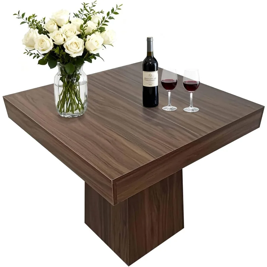 Small Square Dining Eating Table Farmhouse 31.5 Inch for 4 Space‑Friendly
