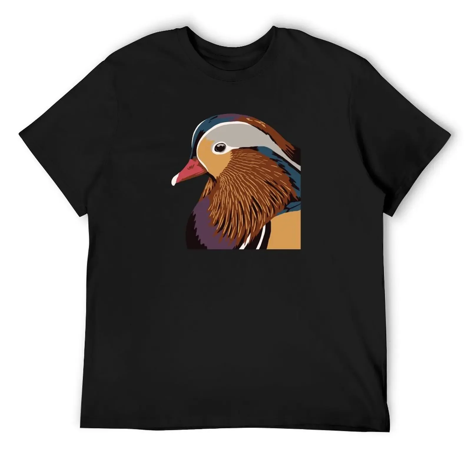 Mandarin Duck Portrait - Male T-Shirt boys whites cute clothes men graphic t shirts