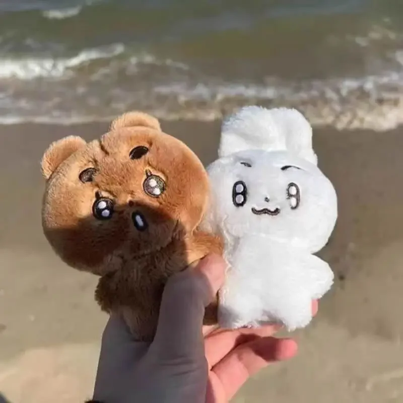 New 5pcs TXT Dolls Kpop Cartoon Soobin Beomgyu Same Plush Keyrings