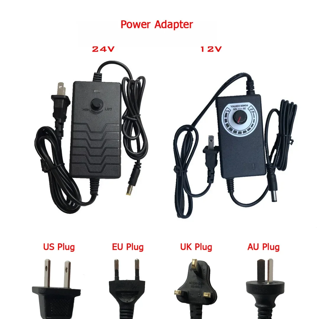 Telescopic Linear Actuator Kit with New Stand and End Motor 555 Reciprocating Reduction Connector Motor Linear DC Motor