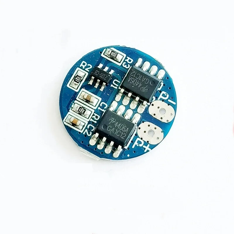 

2 strings of 8.4V lithium battery protection board round 7.4V overcharge and overdischarge protection 5A operating current 7A