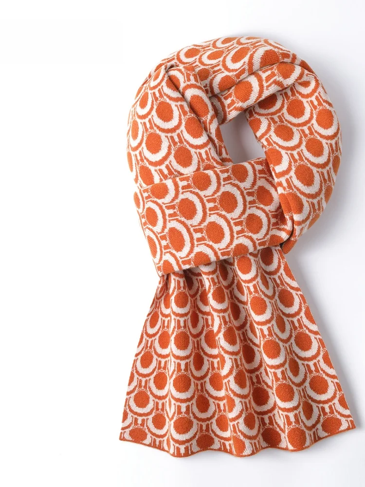 nouvelle-Echarpe-en-pure-laine-2025-pour-femme-orange-hiver-luxe-tricotee-camere-chauffe-cou-coffret-cadeau-style-coreen