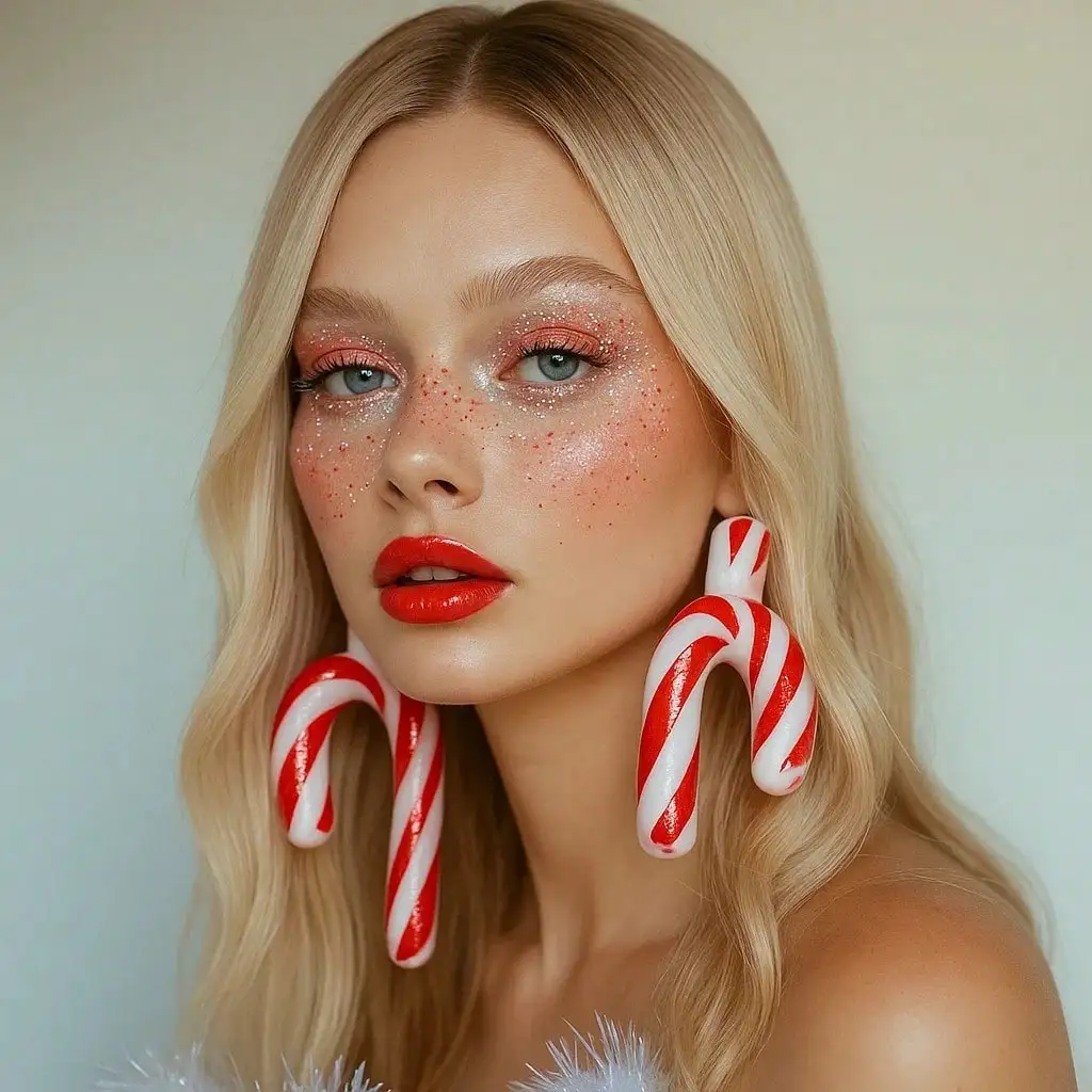 

Рождественский парик для косплея, 26-дюймовые натуральные длинные светлые волнистые волосы, подходит для праздничного косплея