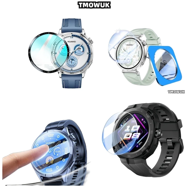 

For Huawei Watch GT5 GT4 GT3 GT2 Pro GT - Privacy Anti-Spy Tempered Shield, Anti-Glare HD Protector, Easy Peel Installation Kit