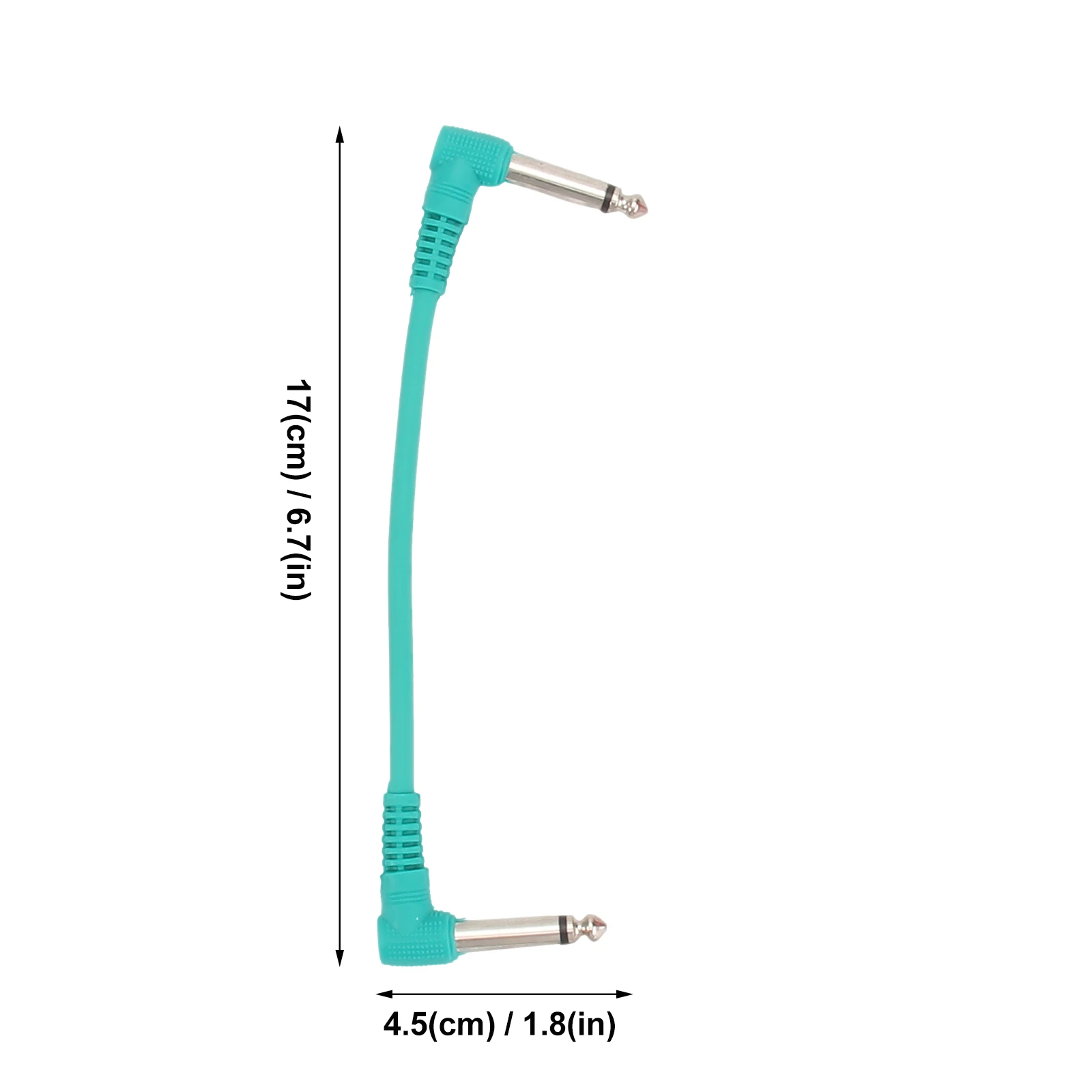 

6pcs Guitar Bass Ukulele Cables Durable PVC Wear Resistant Noise Reduction Oxygen Free Copper Professional Plug Stage Audio
