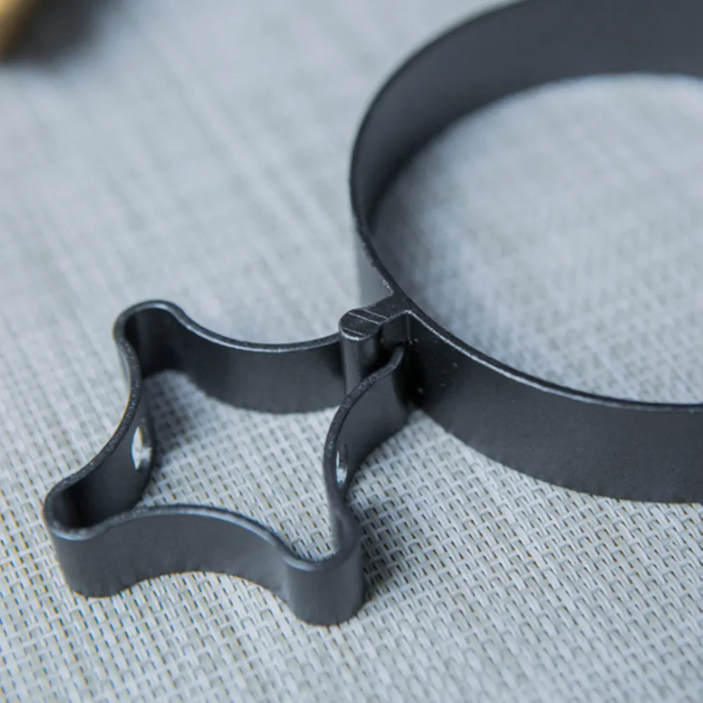 

Набор из 1 формы для жарки яиц из алюминиевого сплава, антипригарная металлическая форма для жарки с плоским дном, креативная форма для яиц, компактная и портативная, для кухни