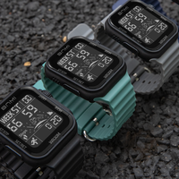 Men Multifunction Watches Student Military Waterproof Digital Timing Clock Square Fashion Outdoor Sport Watch Boy Teens Gifts