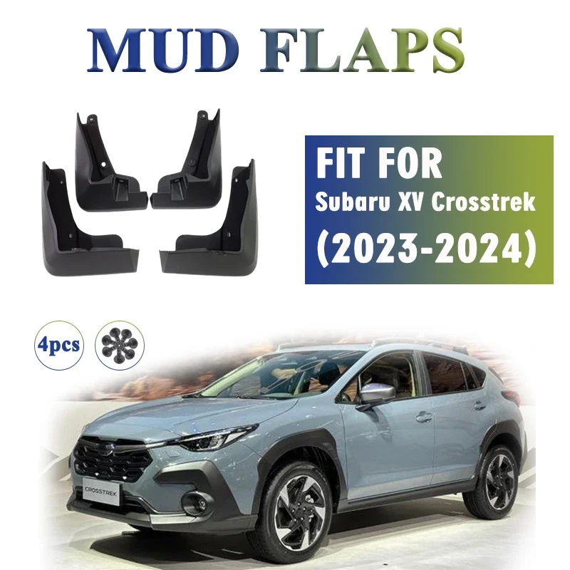 

2023 2024 2025 FOR Subaru Crosstrek XV Mud Flap Guards Splash Mudguard Fender Mudflaps Car Accessories Front Rear 4pcs