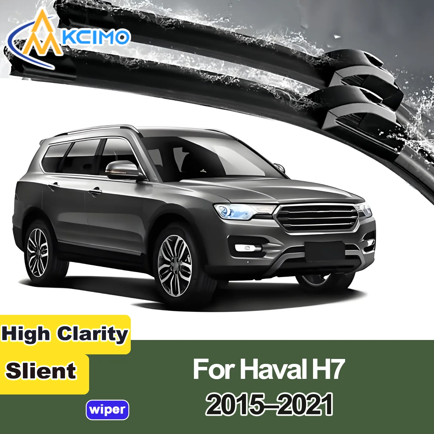

2PCS New Front Windshield Wiper Blade for Haval H7 2015-2021 Front Windshield Auto Wipers Blade Accessories 2021 2020 2019 2018