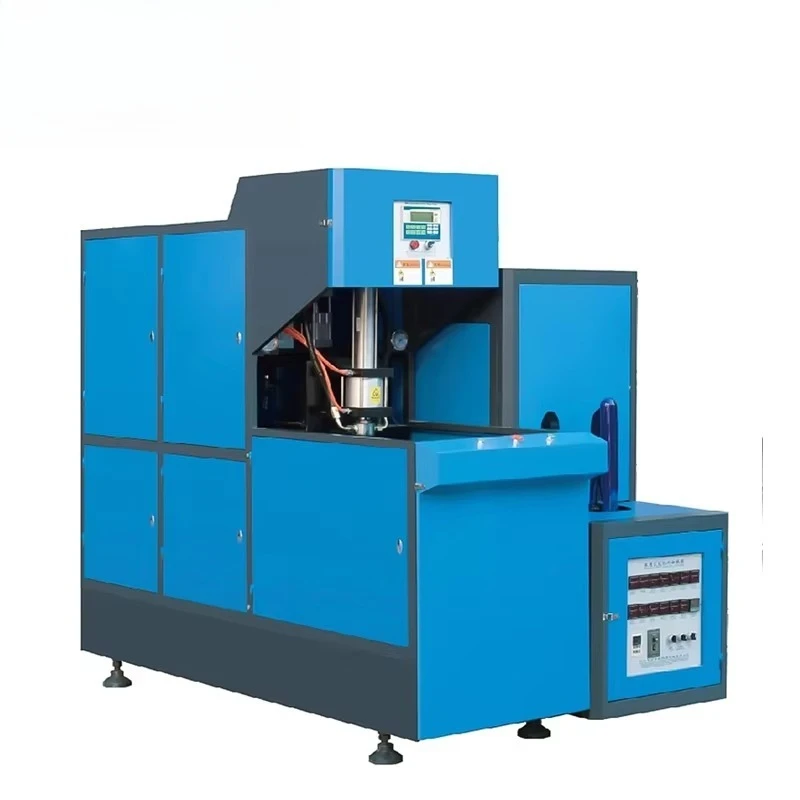 2025 Factory Hot Sale Semi-Automatic PET Blowing Machine Bottle Rotary Cylinder Mitsubishi PLC Including Bearing Pump Motor