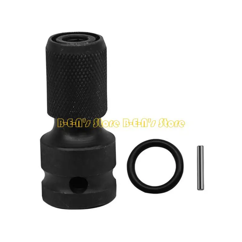 Y1AD 1/2 inch Square Drives to 1/4 inch Female Socket Adapter for Electric Impact Wrench Converters Extension Accessories