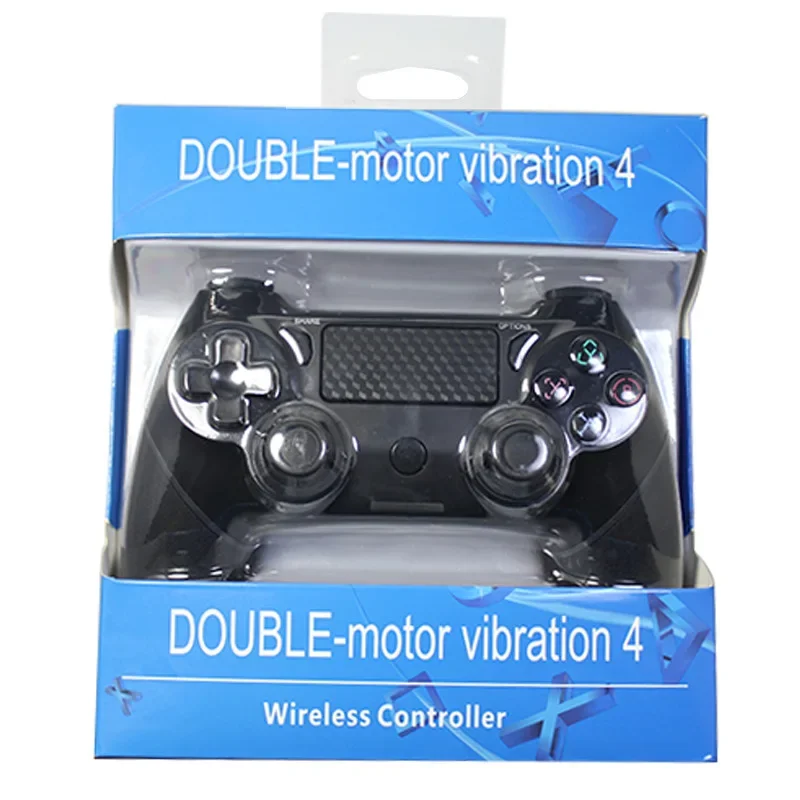 Wireless Joystick Gamepad Joypad PC-Controller simuliert sechsachsige Vibration P4 Gamepad mit Light PC Gamepad