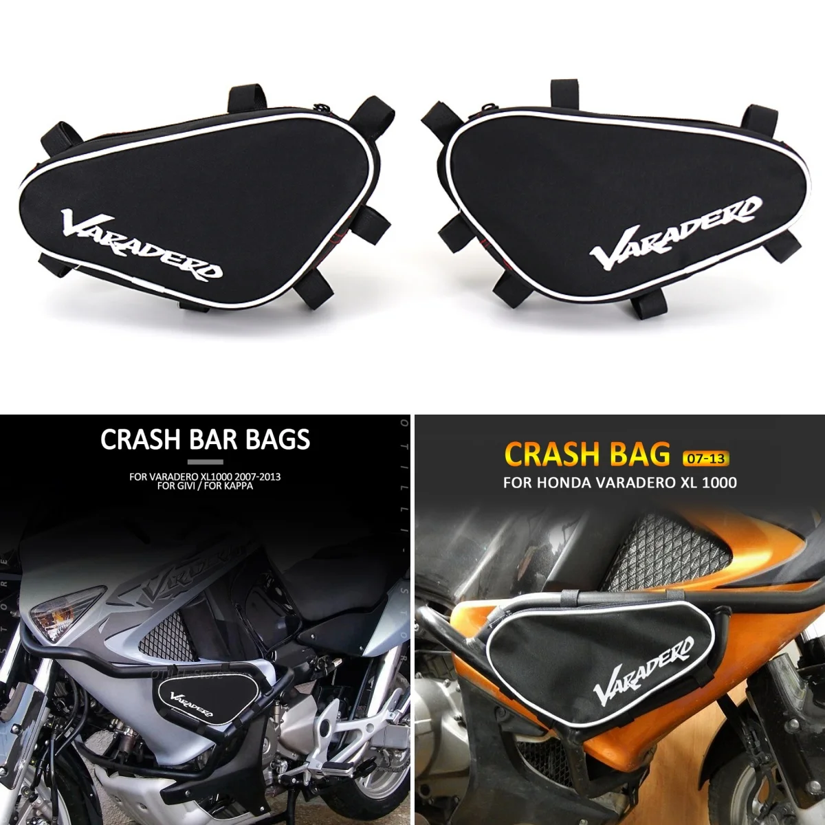 

Для Honda XL 1000 Varadero XL1000 2007-2013 мотоциклетный бампер, рама, сумки для ремонта, размещение инструментов, водонепроницаемая сумка, ящик для инструментов
