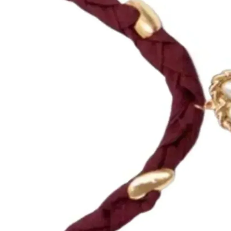 الرياح اللون حبل شل 18K الفولاذ المقاوم للصدأ قلادة الإناث الأوروبية والأمريكية الراقية تحسس غير يتلاشى سوار #5