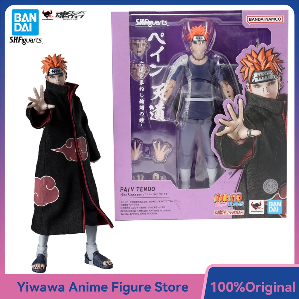 

[In-Stock] Original BANDAI S.H.Figuarts Pain (Six Paths Rinnegan) (Naruto: Shippuden) Exclusive 15.5cm Anime Figure Model Toys
