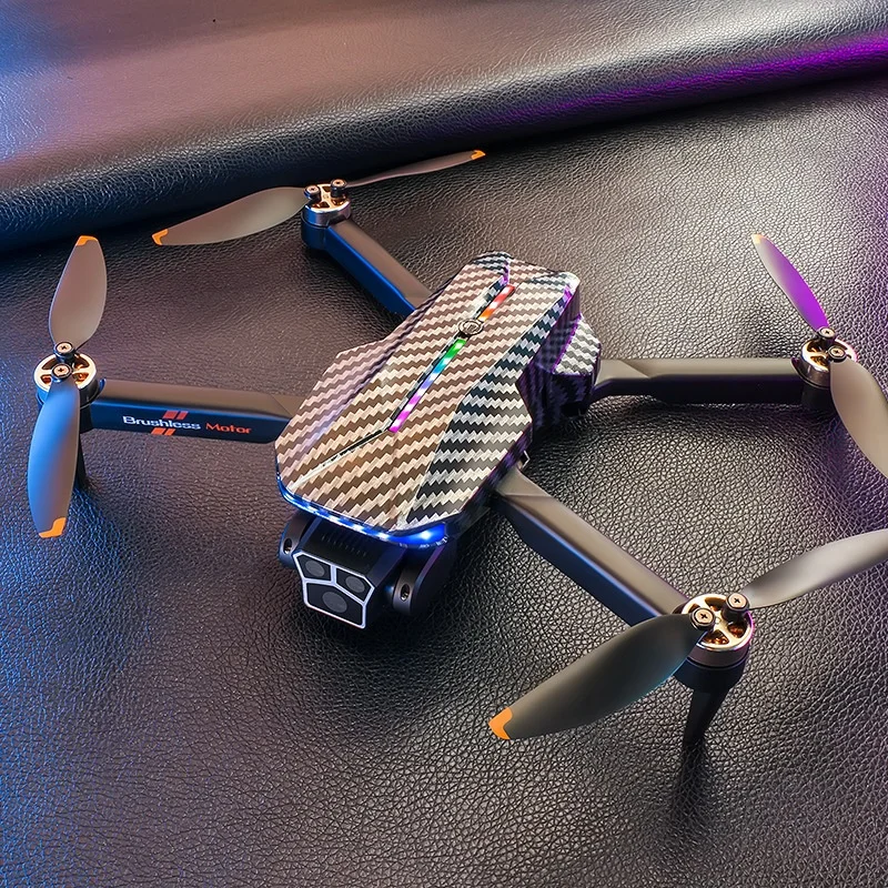 طائرة بدون طيار D9 Pro 4K احترافية RGP متدرجة للتصوير الجوي قابلة للتعديل كهربائيًا ثلاثية الكاميرا بدون فرش طائرة بدون طيار #3