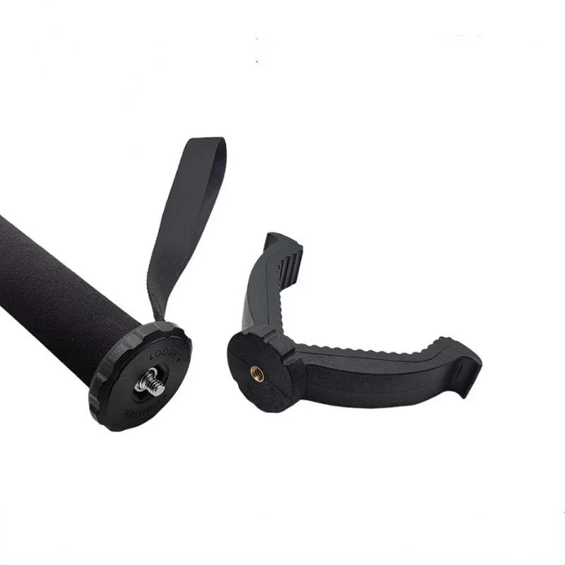 Aluminum Hunting Shooting Accessory V Shaped Rotating Yoke Monopod Telescopic Shooting Stick Hunting Stick with Shoulder Strap - Image 2