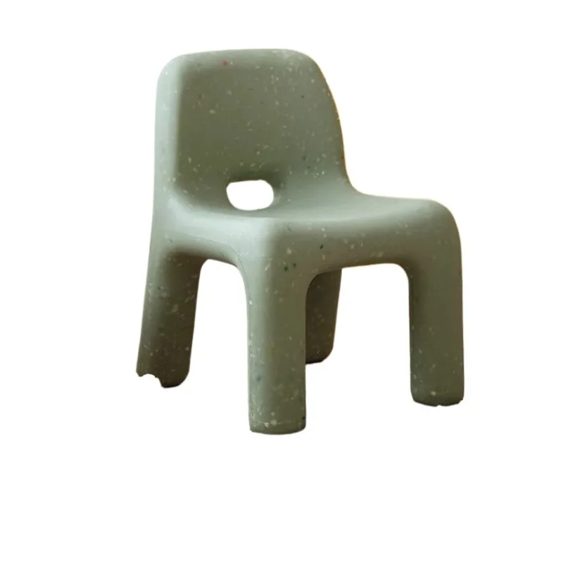 

Kindergarten early education children's stool Nordic ins backrest home low stool