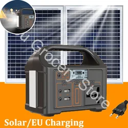 Solar Outdoor Power 100W Camping LED Display Live Stall Lithium Iron Phosphate Supercharger Off-grid Power Can Lighting